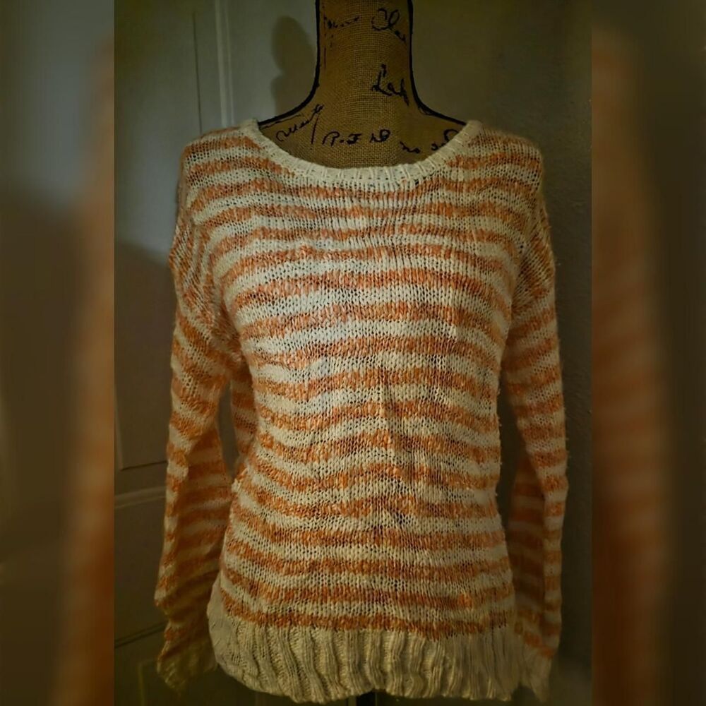Aeropostale Knit Sweater Women's Small S Y2K Aesthetic Boho Coastal Grunge